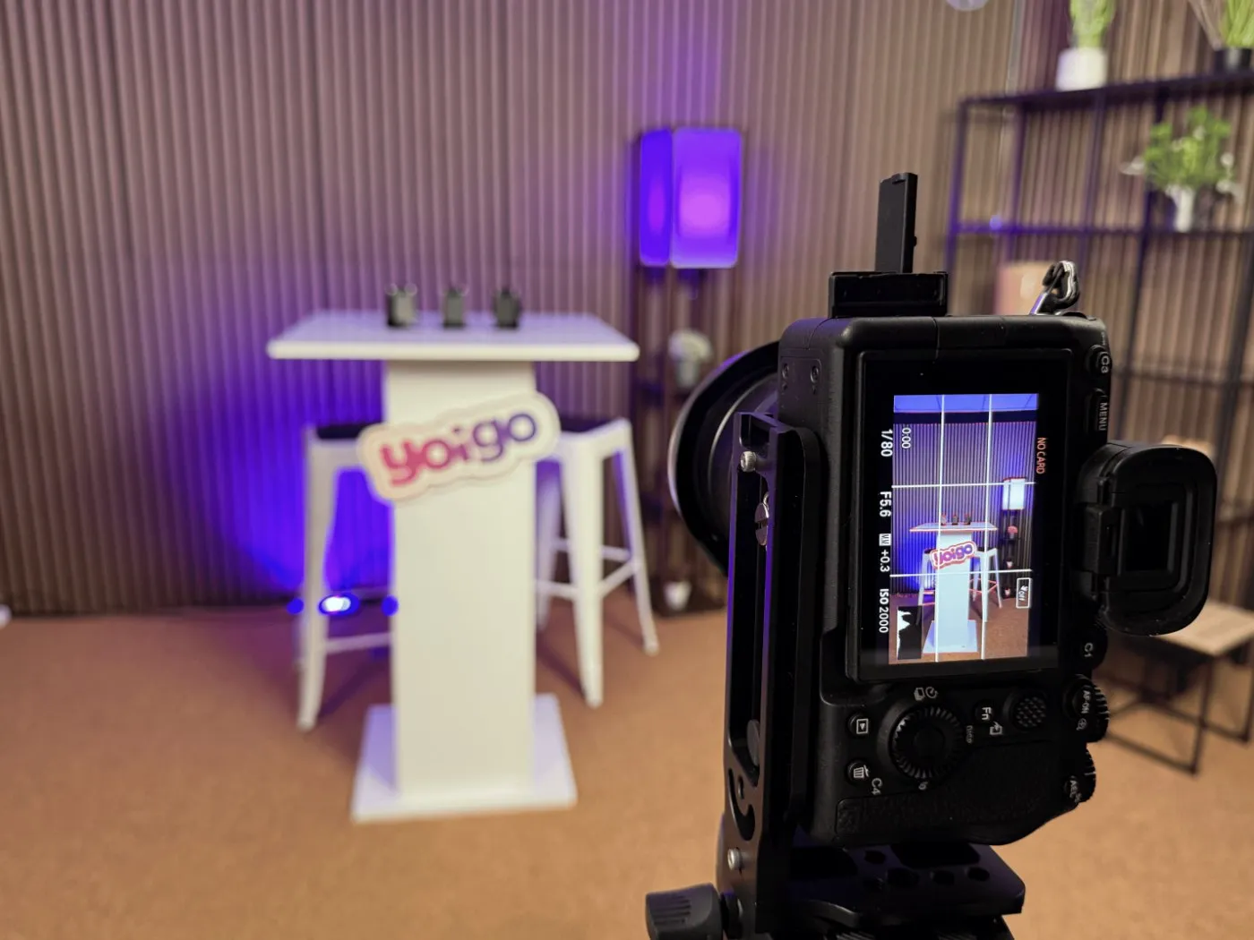 gojump studio · rodaje en el espacio LIVE