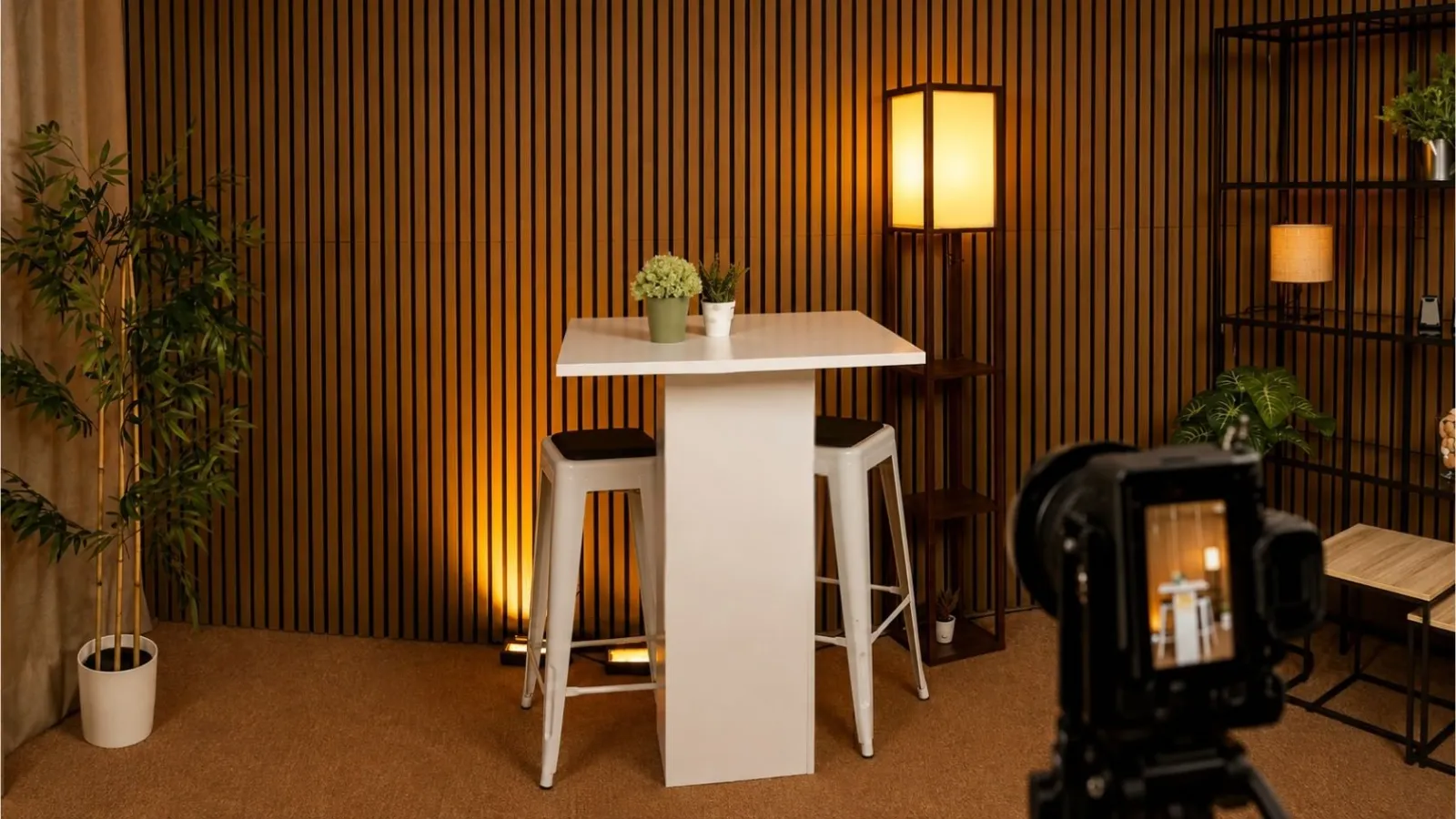 gojump studio · panorámica del set